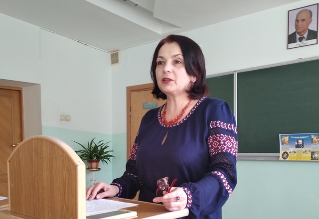 Наукову доповідь виголошує доц. Наталія Дащенко